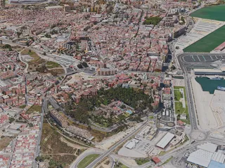 Algeciras City, Spain (2020) 3D Model preview