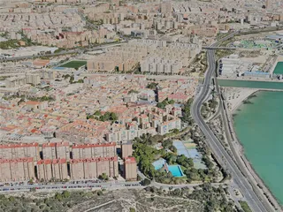 Alicante City, Spain (2020) 3D Model preview