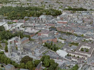 Cork City, Ireland (2020) 3D Model preview