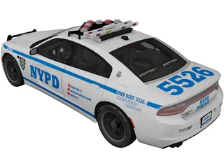 Dodge Charger PPV (2016) 3D Model preview