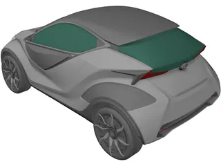 Lexus LF-SA Concept 3D Model preview