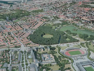 Malmo City, Sweden (2020) 3D Model preview