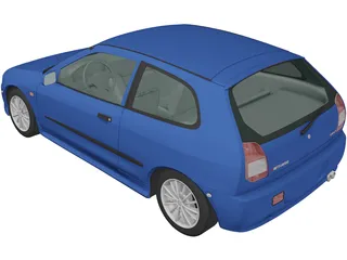 Mitsubishi Colt (1998) 3D Model preview