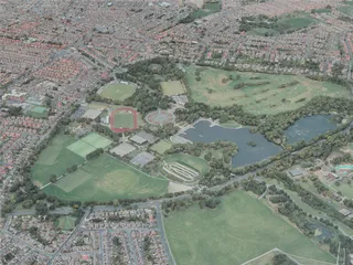 Blackpool City, UK (2020) 3D Model preview