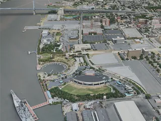 Camden City, USA (2020) 3D Model preview