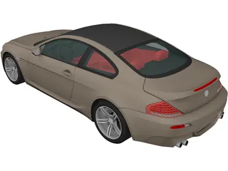 BMW M6 (2010) 3D Model preview