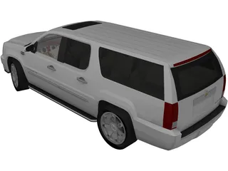 Cadillac Escalade ESV (2008) 3D Model preview
