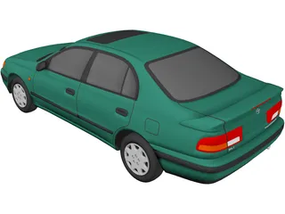 Toyota Carina E (1996) 3D Model preview