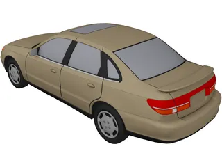 Saturn LS (2000) 3D Model preview