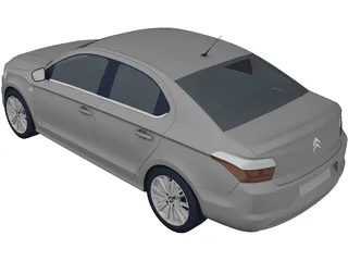Citroen C-Elysee (2013) 3D Model preview