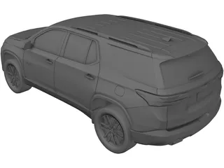 Chevrolet Traverse High Country (2020) 3D Model preview