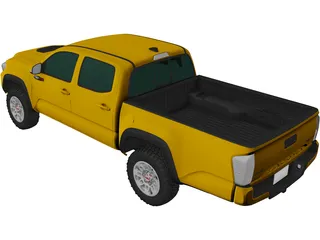 Toyota Tacoma Double Cab  (2017) 3D Model preview