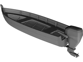Boat 3D Model preview
