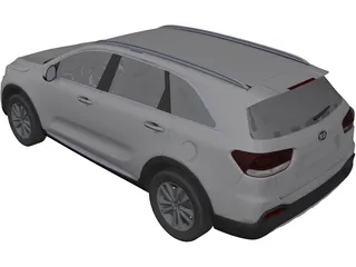 Kia Sorento (2014) 3D Model preview