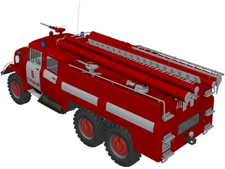 ZIL 131 AC40 (1970) 3D Model preview