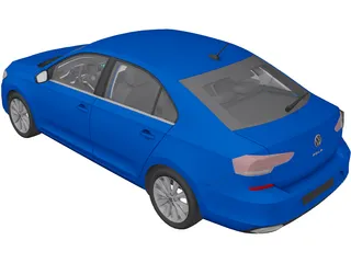 Volkswagen Polo (2020) 3D Model preview
