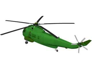 Sikorsky VH-3D Sea King (Presidential) 3D Model preview