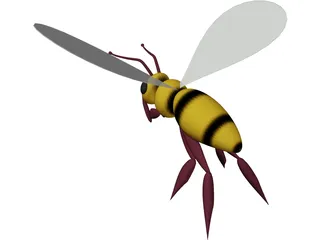 Bee 3D Model preview