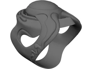 Silver Ring 3D Model preview