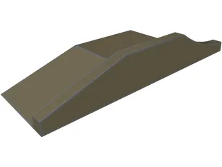 Ramp for Skeating 3D Model preview