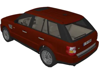 Range Rover Sport 3D Model preview