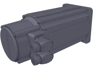 Bosch Rexroth Servo 3D Model preview