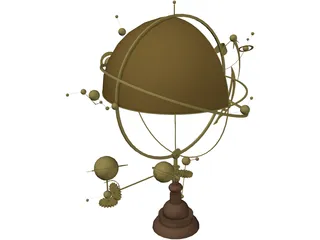 Globe 3D Model preview