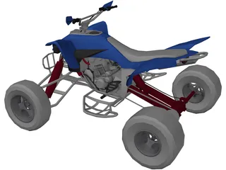 Yamaha Quad 3D Model preview
