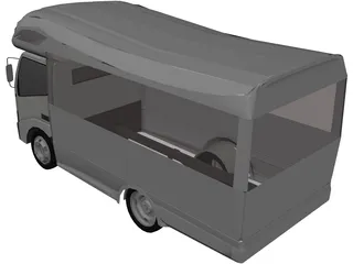 Camper Van 3D Model preview