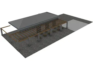 Country Restaurant 3D Model preview