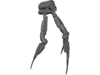 Robot Tripod Guerre des Mondes 3D Model preview