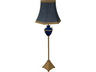 Floor Lamp 3D Model preview