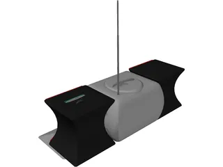 Radio 3D Model preview