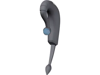 Bluetooth Earpiece 3D Model preview