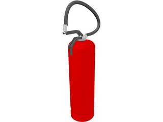 Fire Extinguisher 3D Model preview