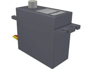 RC Hitec Servo HS-645MG 3D Model preview