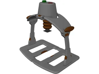 Chest Pump 3D Model preview