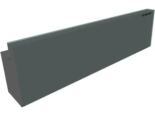 Counter Reception 3D Model preview