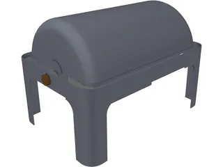 Chaffing Dish 3D Model preview