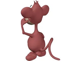 Monkey 3D Model preview