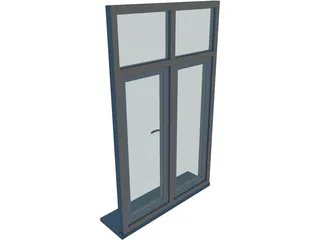 PVC Window 3D Model preview