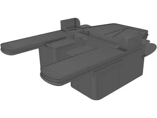 Supermarket Checkout 3D Model preview