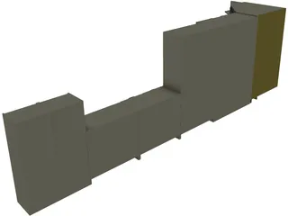 Child Furniture 3D Model preview