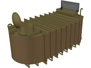 Below-Grade Control Vault 3D Model preview