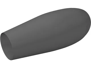 Pratt&Whitney 6124 Jet Engine 3D Model preview