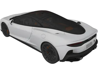 McLaren GT (2020) 3D Model preview