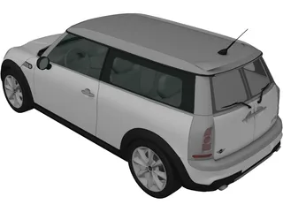 Mini Cooper S Clubman (2011) 3D Model preview