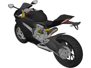 Ducati 1199 Panagale (2012) 3D Model preview