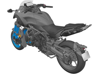 Yamaha NIKEN (2019) 3D Model preview