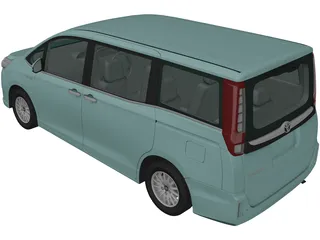 Toyota Esquire (2014) 3D Model preview